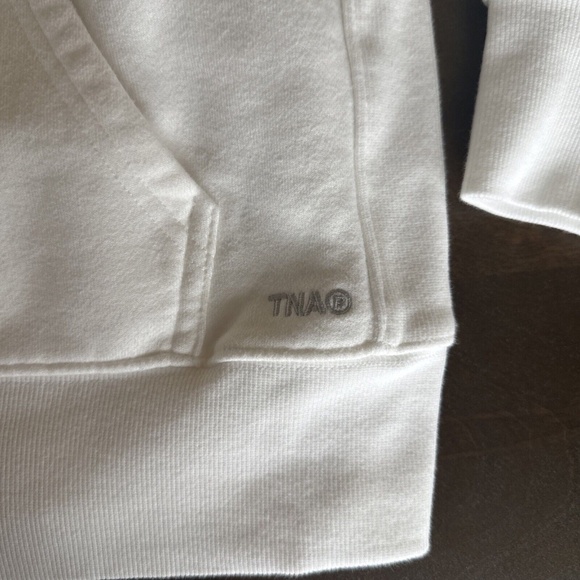 ARITZIA TNA Sweatfleece Cozy Fleece Boyfriend Midweight Hoodie SWEATSHIRT New XS - Picture 9 of 14